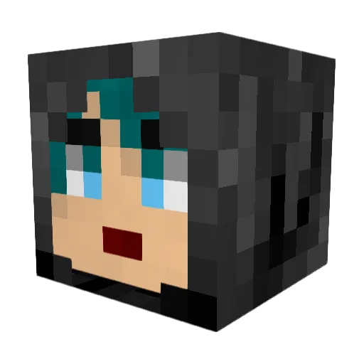 GayBoii Minecraft avatar head, 3D render