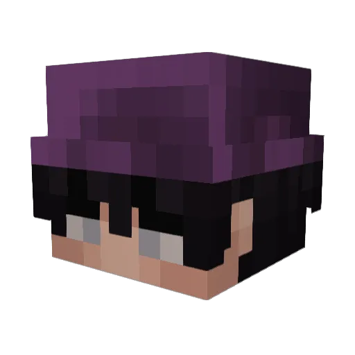 GayMenKissing Minecraft avatar head, 3D render