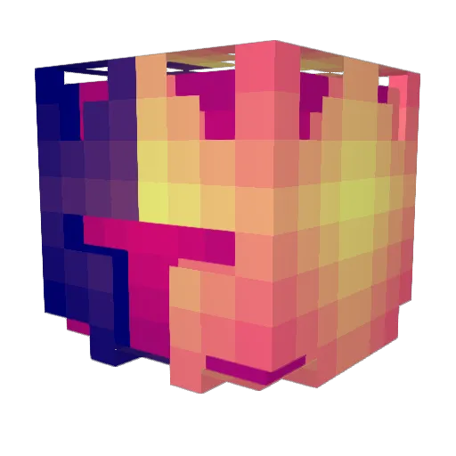 GayNotFound4242 Minecraft avatar head, 3D render