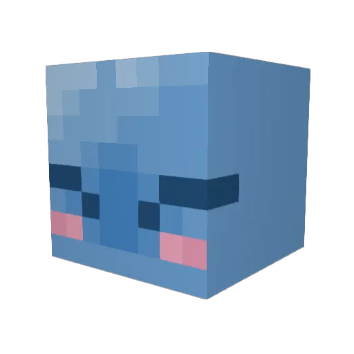 GayRimuru Minecraft avatar head, 3D render