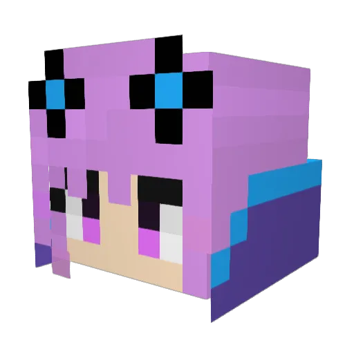 GayVenerableLu Minecraft avatar head, 3D render