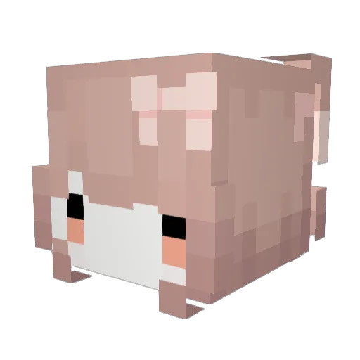 GayaTing704 Minecraft avatar head, 3D render