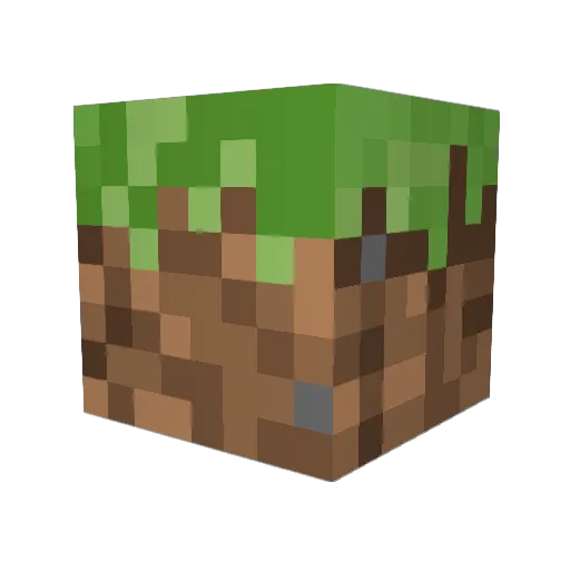 Gayflow Minecraft avatar head, 3D render