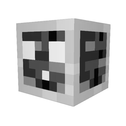 Gaygar Minecraft avatar head, 3D render