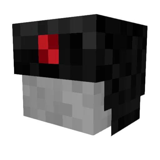 Gayiscool Minecraft avatar head, 3D render