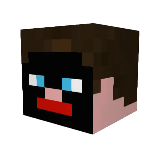 Gayman6000 Minecraft avatar head, 3D render