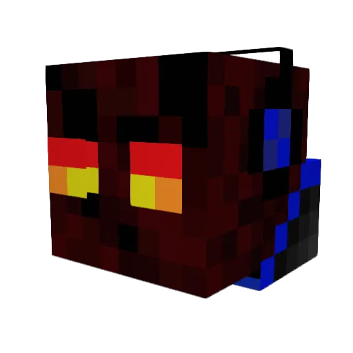 GaymerCaleb Minecraft avatar head, 3D render