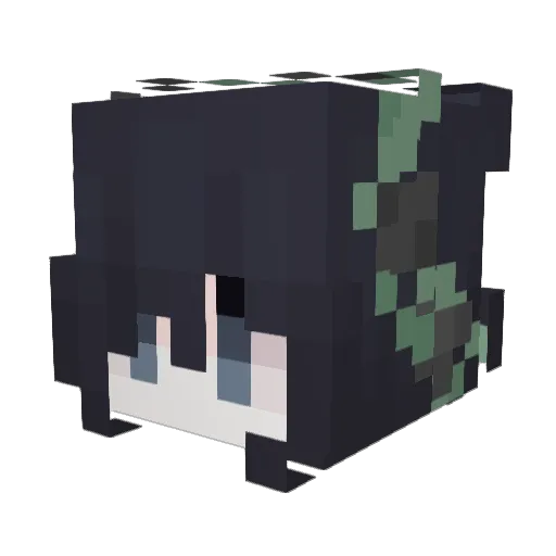 Gays4Oliver Minecraft avatar head, 3D render