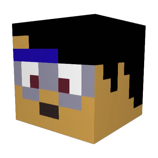 Gazabo2005 Minecraft avatar head, 3D render