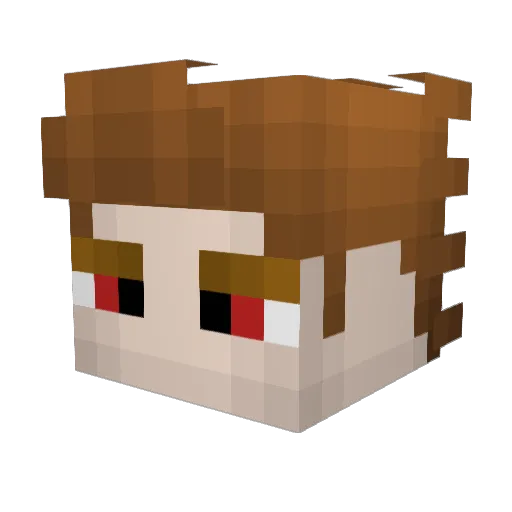 Gazanator101 Minecraft avatar head, 3D render