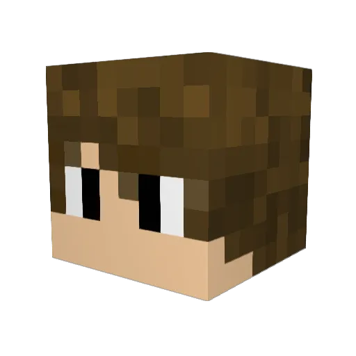 GazeOfFlame Minecraft avatar head, 3D render