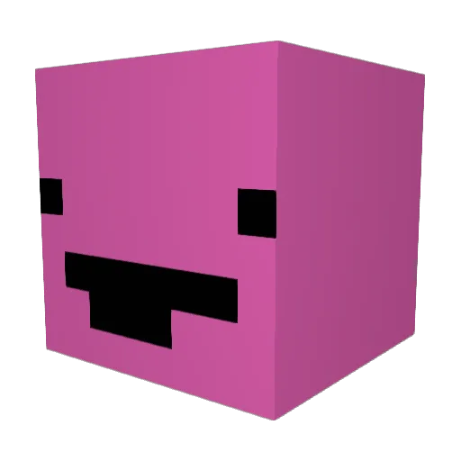 Gazedyn Minecraft avatar head, 3D render