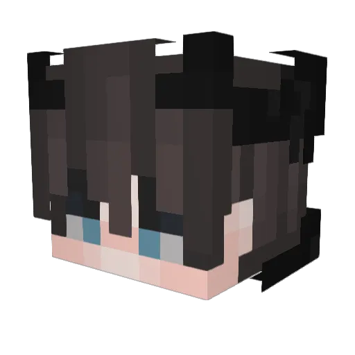 Gazilon2303 Minecraft avatar head, 3D render