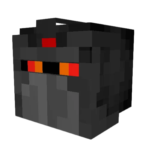 Gaziom Minecraft avatar head, 3D render
