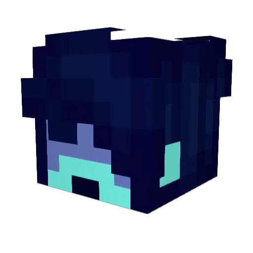 Gazon18 Minecraft avatar head, 3D render