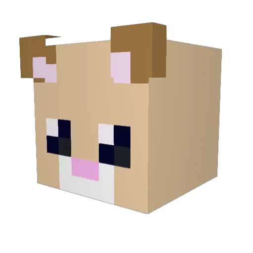 Gazz127 Minecraft avatar head, 3D render