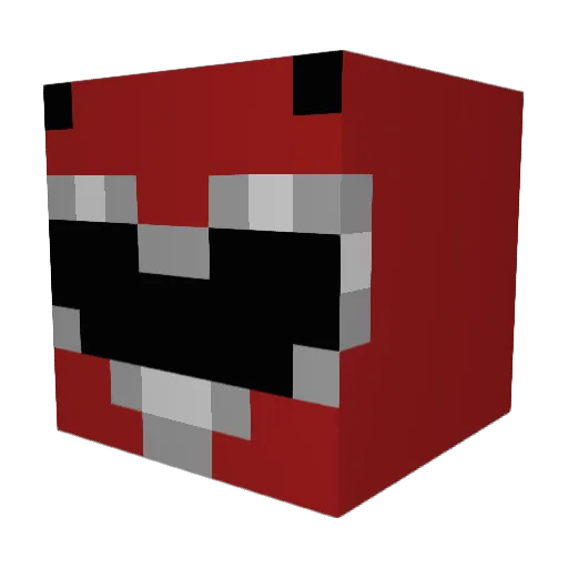 Gazzabytes Minecraft avatar head, 3D render