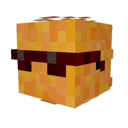 Gb_Missile Minecraft avatar head, 3D render