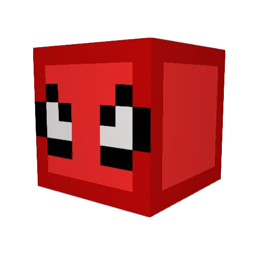 Gbert1 Minecraft avatar head, 3D render