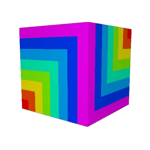 Gbogbo Minecraft avatar head, 3D render