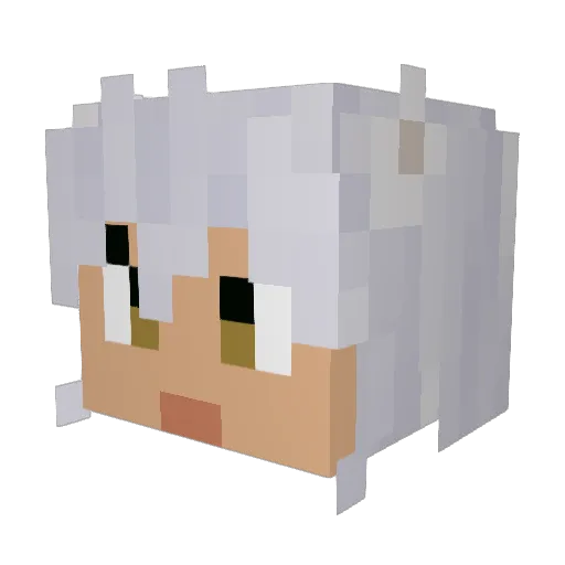 GboyXA Minecraft avatar head, 3D render