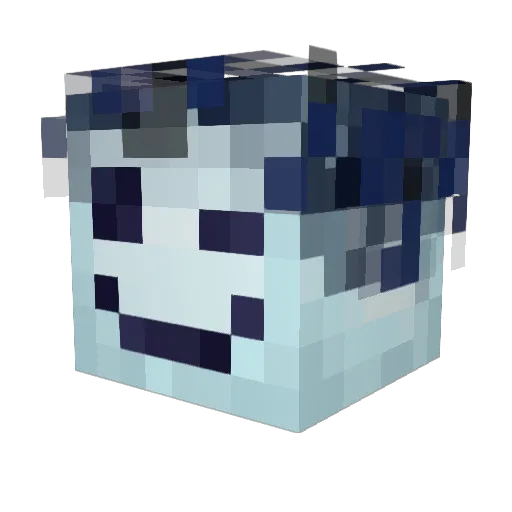 GckPlays Minecraft avatar head, 3D render