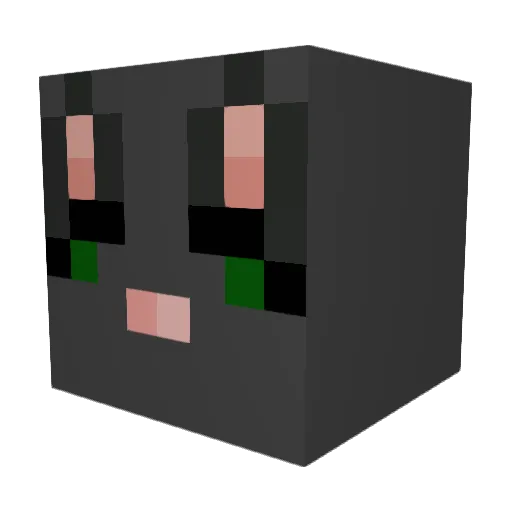 GcollinsXD Minecraft avatar head, 3D render