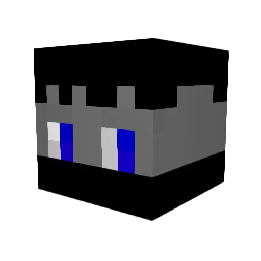 GdL3_0 Minecraft avatar head, 3D render