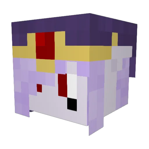 GdMBuRn Minecraft avatar head, 3D render