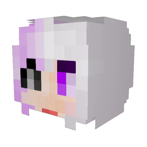 Gd_Min Minecraft avatar head, 3D render