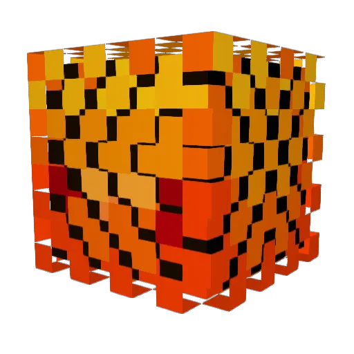 Gdub123 Minecraft avatar head, 3D render