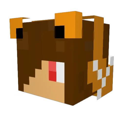 Ge0rgCrafter Minecraft avatar head, 3D render
