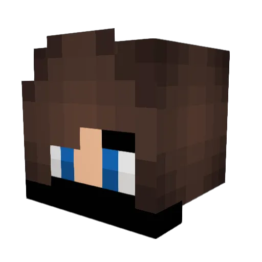 Ge0rgiaPie Minecraft avatar head, 3D render
