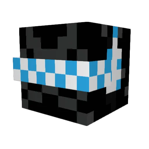 GeArS23 Minecraft avatar head, 3D render