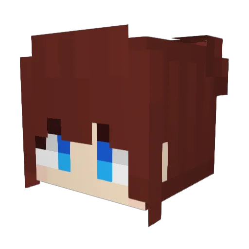 GeLeo_S Minecraft avatar head, 3D render