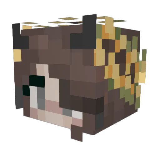 GeLmAn36 Minecraft avatar head, 3D render