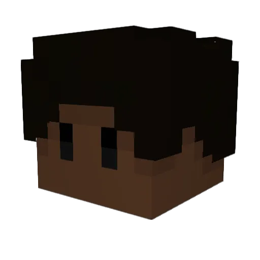GearGrind601 Minecraft avatar head, 3D render