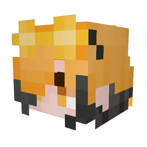 GearOil Minecraft avatar head, 3D render