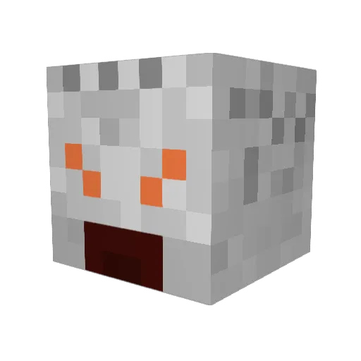Gear_1199 Minecraft avatar head, 3D render