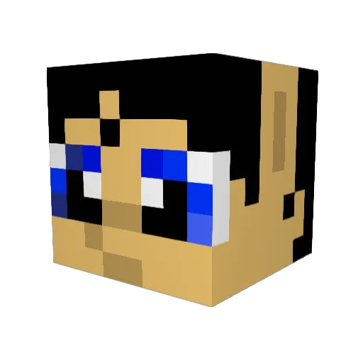 Gear_Hooves Minecraft avatar head, 3D render