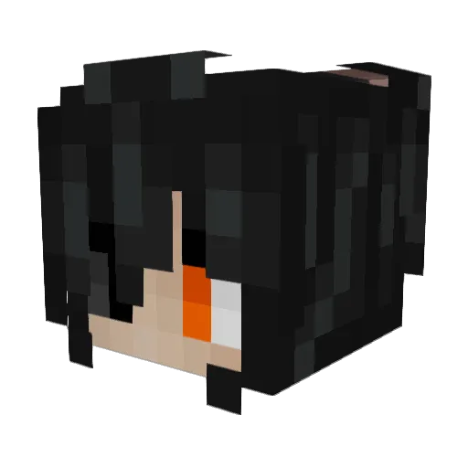 Gearhardt Minecraft avatar head, 3D render