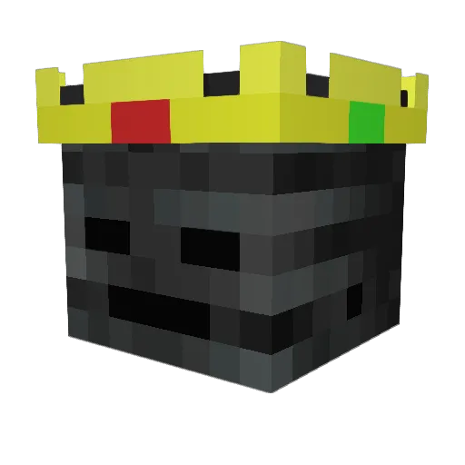 Gears3371 Minecraft avatar head, 3D render
