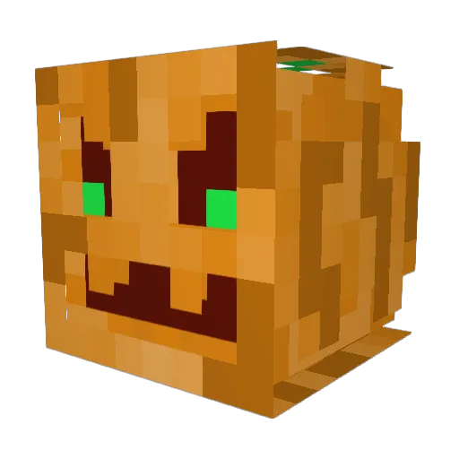 Gecit Minecraft avatar head, 3D render