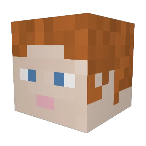 GeckoBoi6600 Minecraft avatar head, 3D render