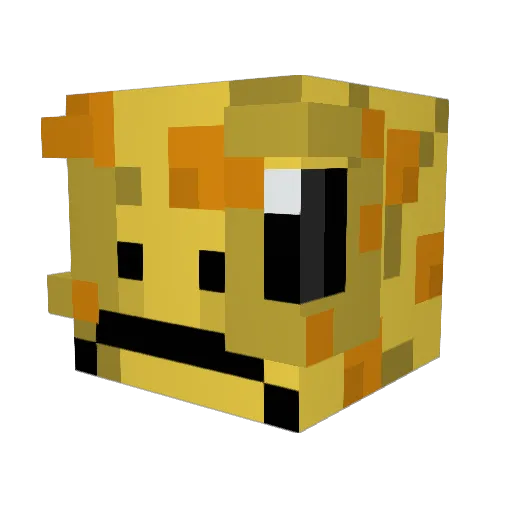 Gecko_Craft_ Minecraft avatar head, 3D render