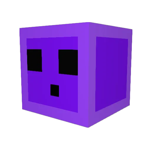 Ged123 Minecraft avatar head, 3D render