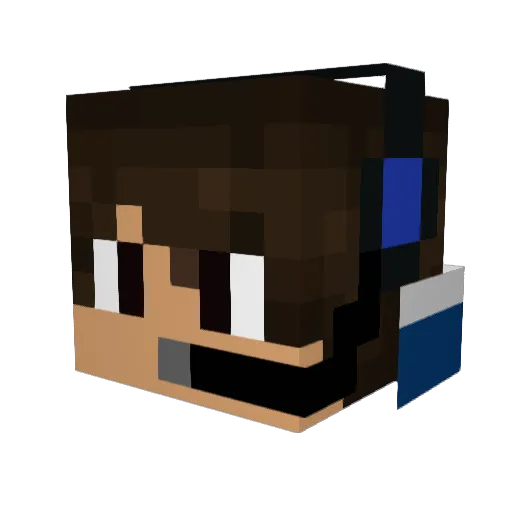 Gedda1675 Minecraft avatar head, 3D render