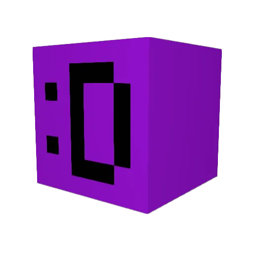 GeeG08 Minecraft avatar head, 3D render