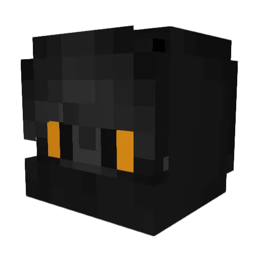 Geeekiiie Minecraft avatar head, 3D render