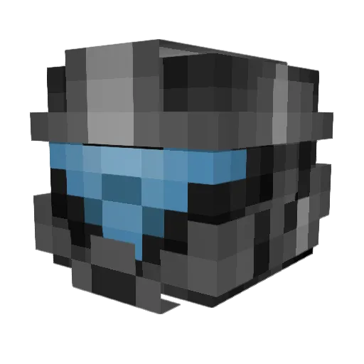 Geeev Minecraft avatar head, 3D render